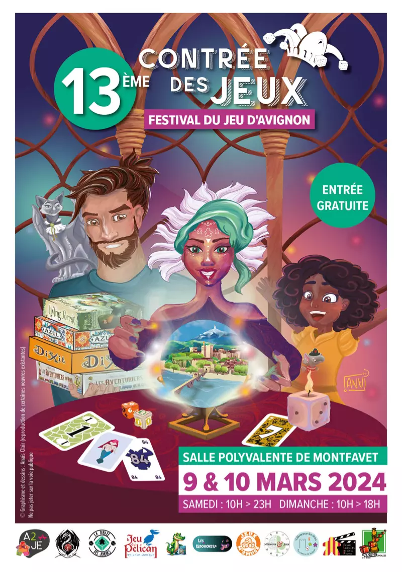 Affiche officielle La contrée des jeux 2024