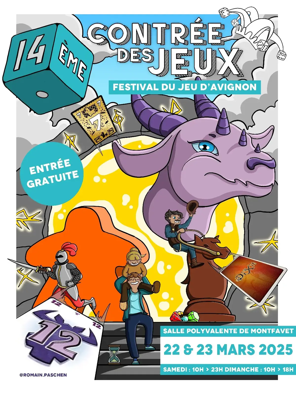 Affiche officielle La contrée des jeux 2025