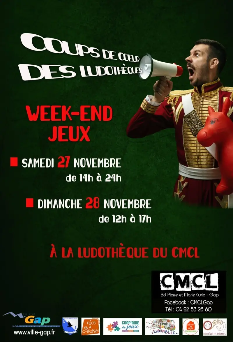 Affiche officielle Coups de cœur des ludothèques des Alpes du Sud 2021