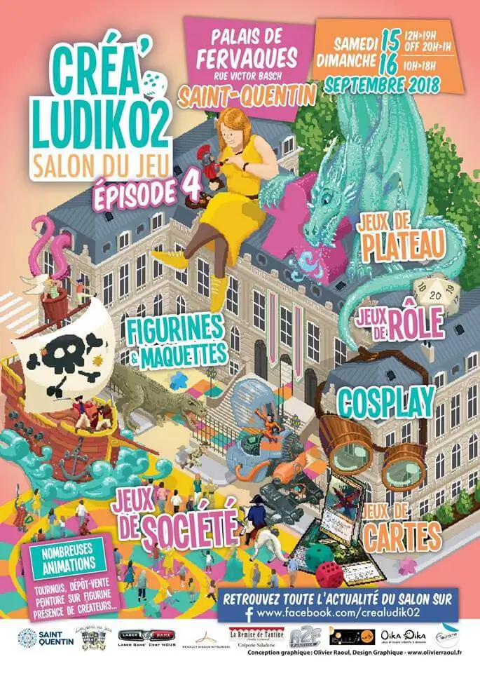 Affiche officielle Créa'ludik 02 2018