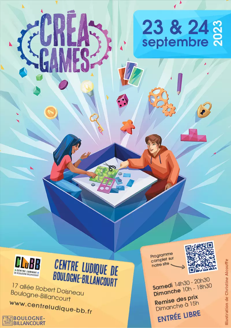 Affiche officielle CreaGames 2023