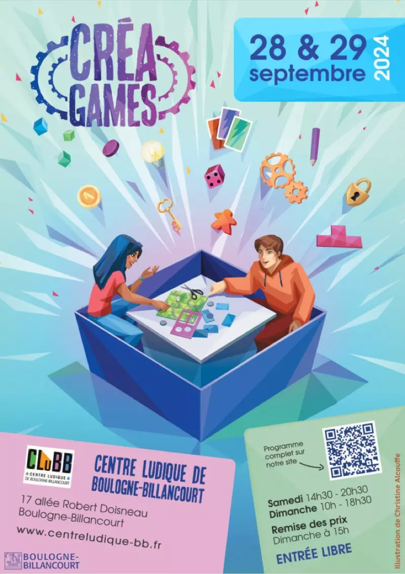 Affiche officielle CreaGames 2024