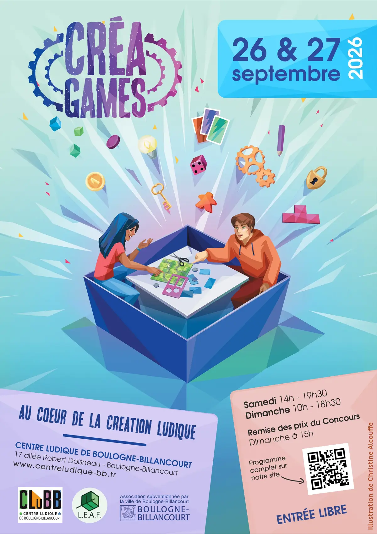 Affiche officielle CreaGames 2026