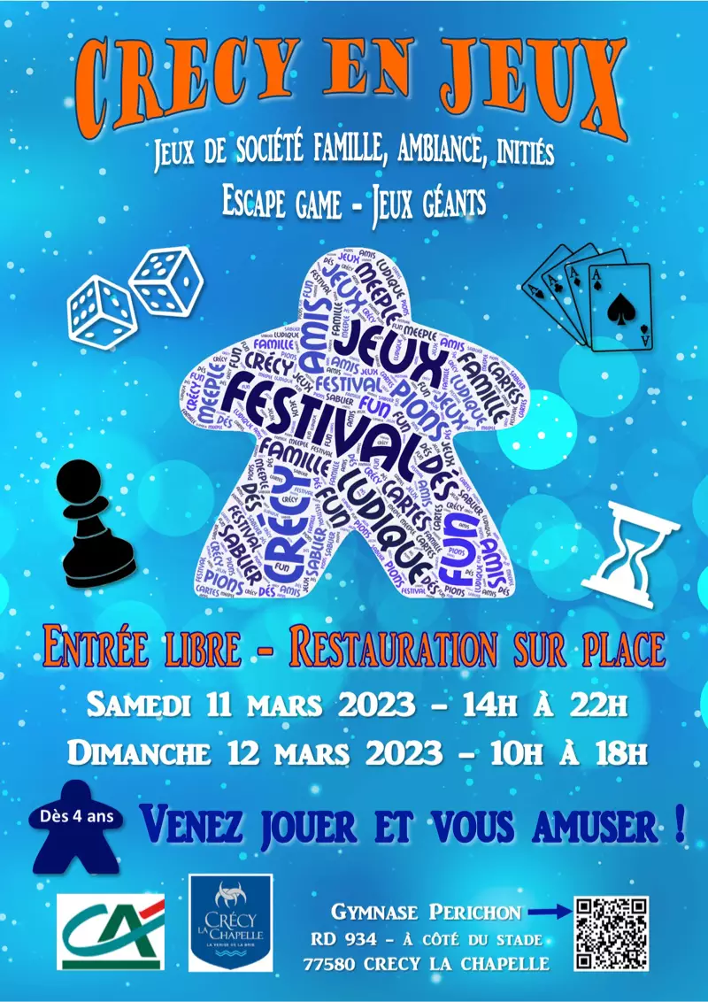 Affiche officielle Crécy en Jeux 2023