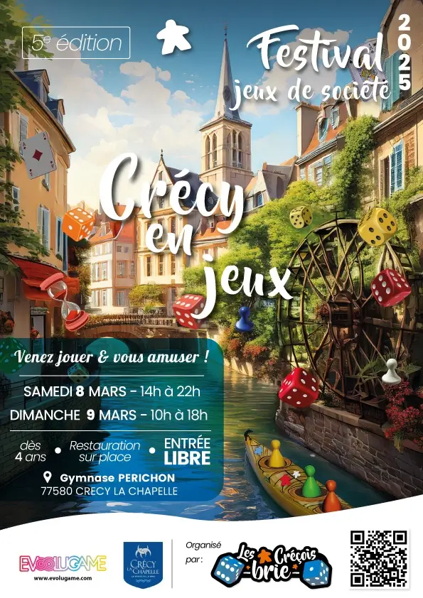 Affiche officielle Crécy en Jeux 2025