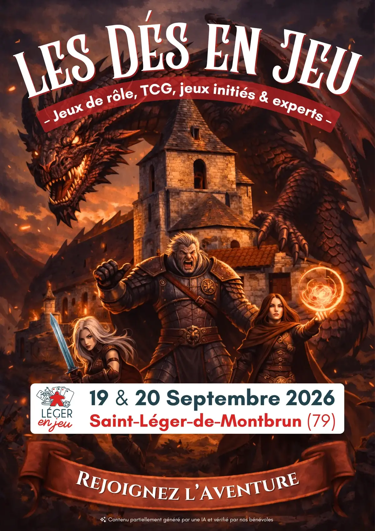 Affiche officielle Les dés en jeu 2026