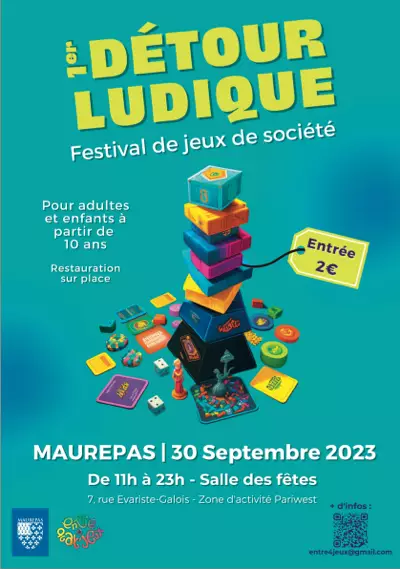 Official poster Détour ludique 2023