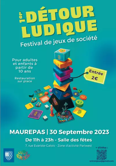 Affiche officielle Détour Ludique 2023