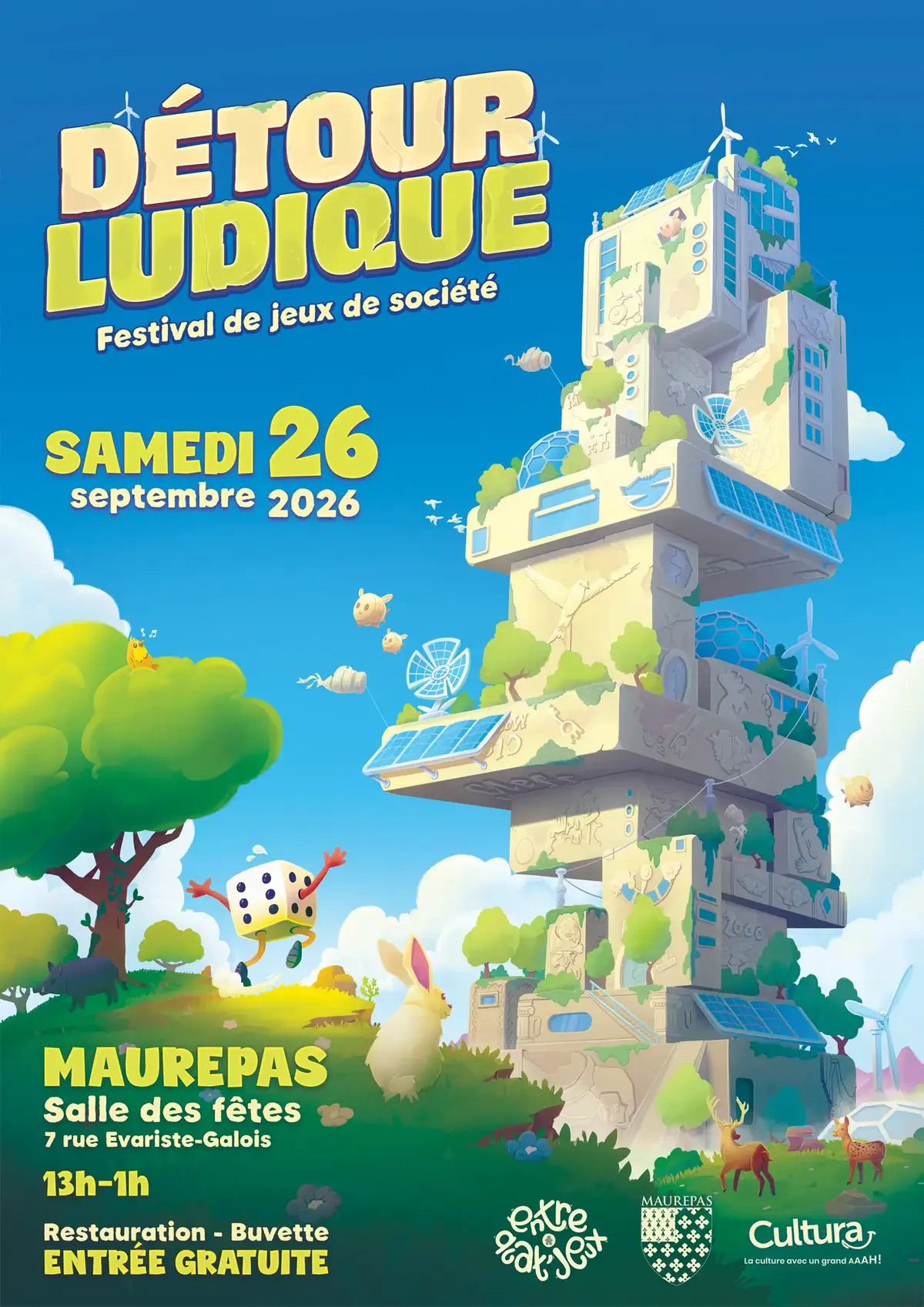 Affiche officielle Détour Ludique 2026