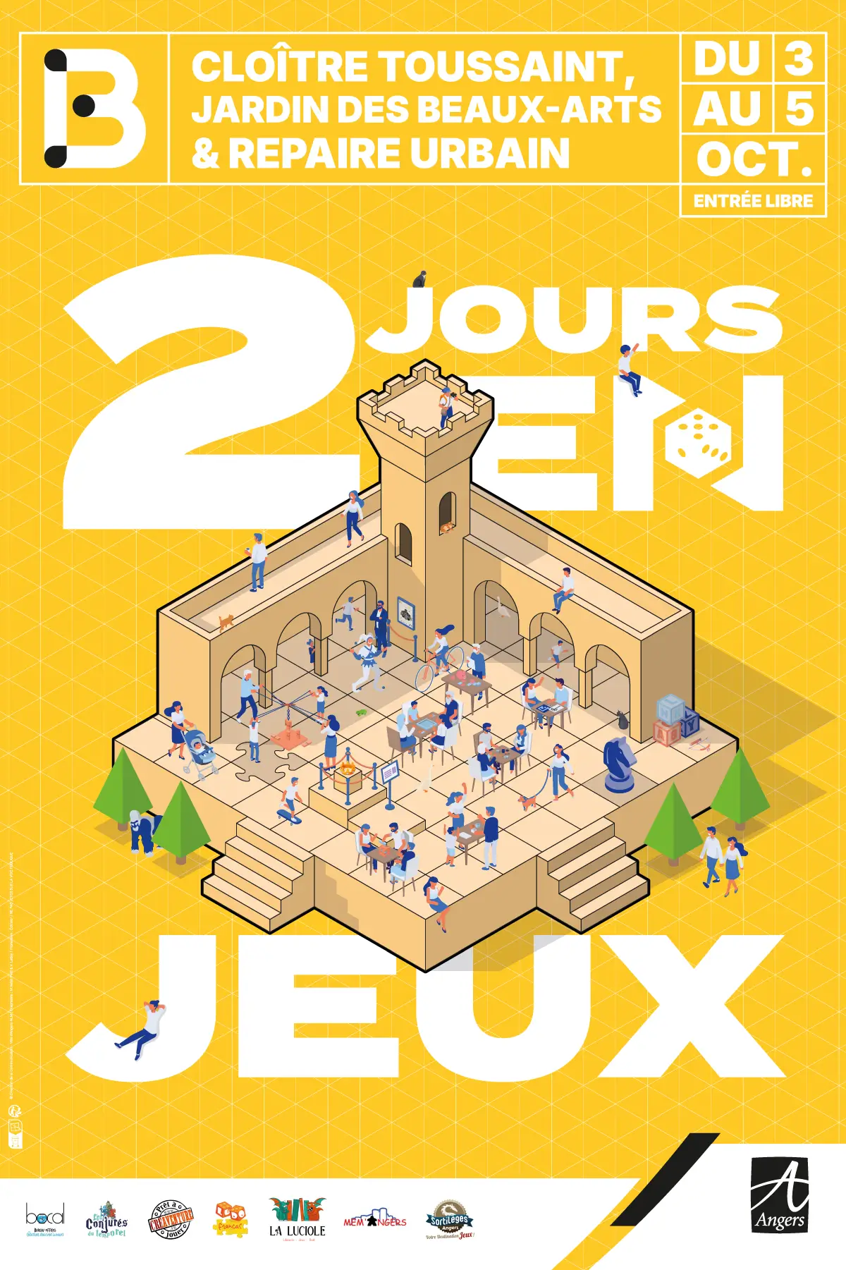 Affiche officielle 2 jours en jeux 2025