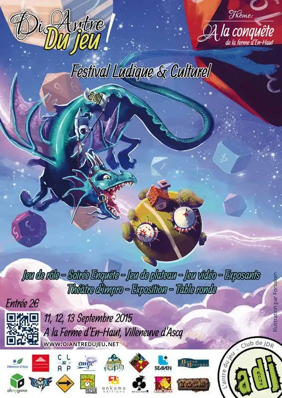 Affiche officielle DiAntre ! Du jeu ! 2015