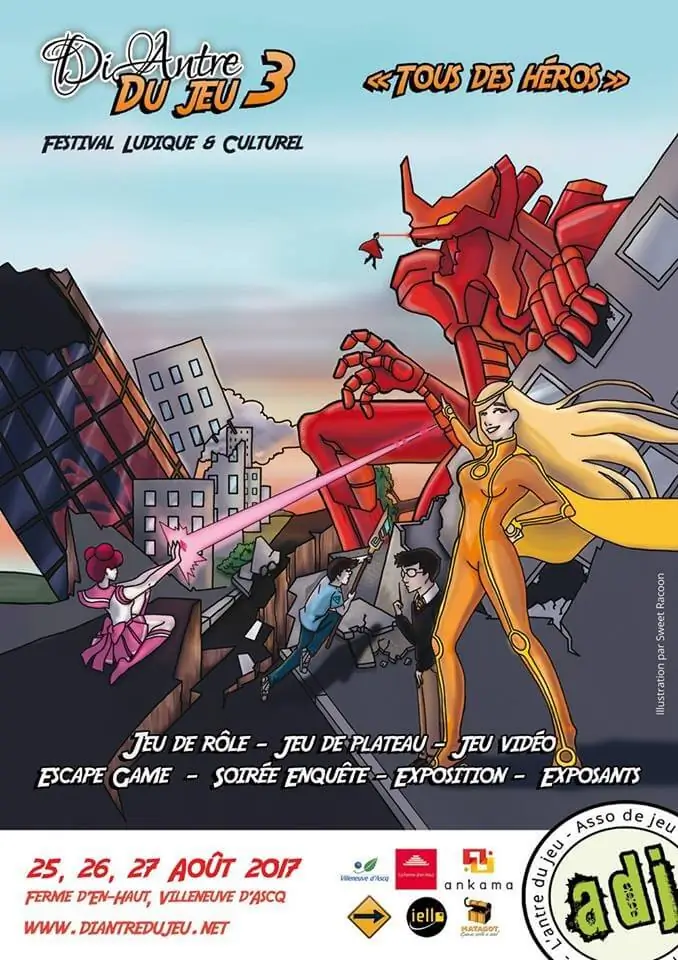 Affiche officielle DiAntre ! Du jeu ! 2017