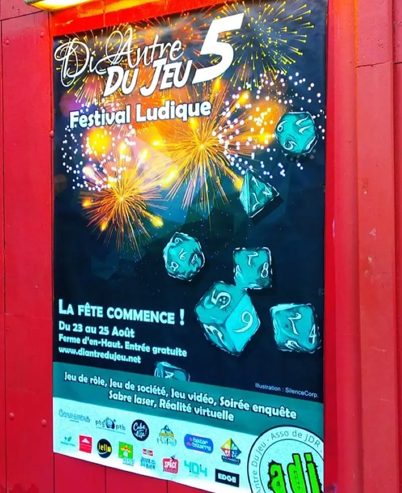 Affiche officielle DiAntre ! Du jeu ! 2019