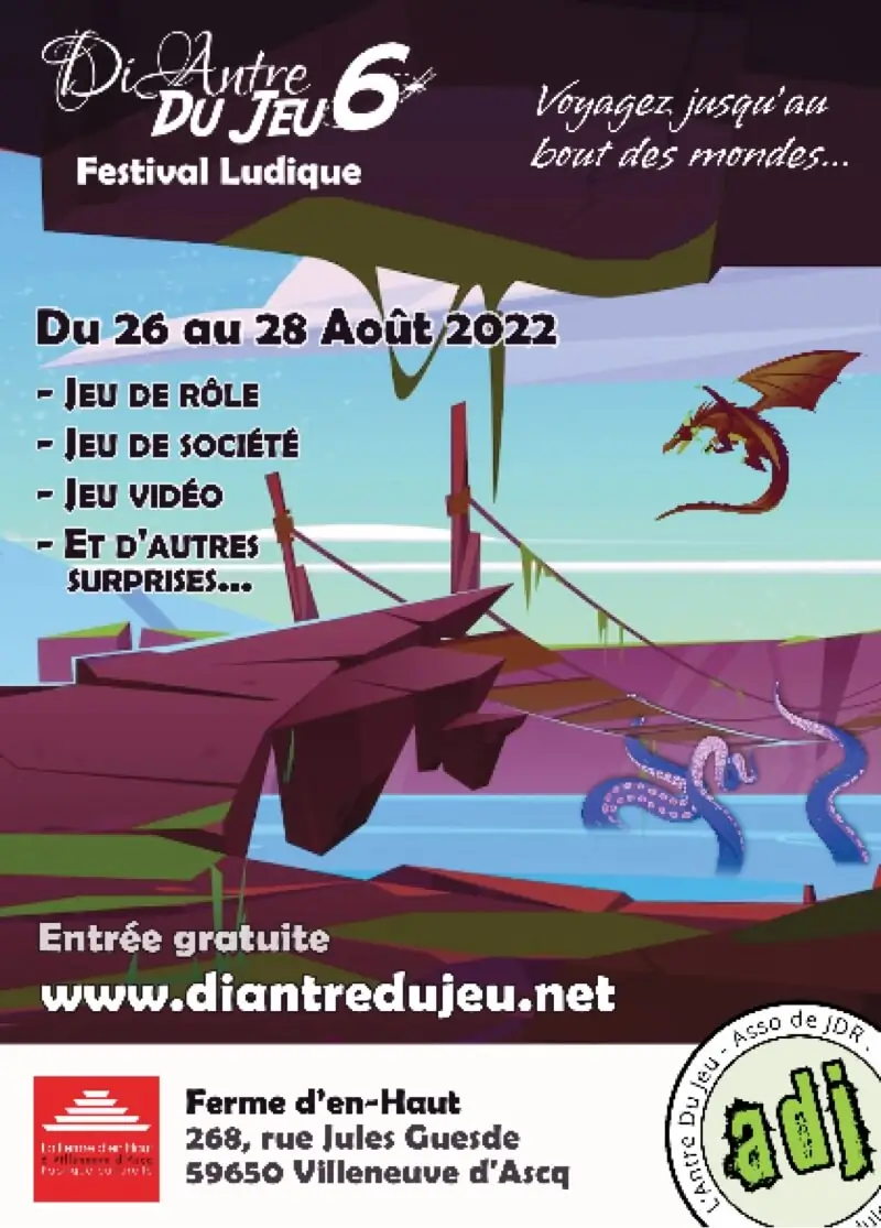 Affiche officielle DiAntre ! Du jeu ! 2022