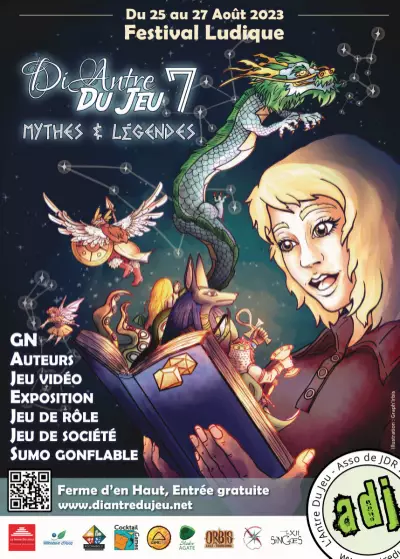 Affiche officielle DiAntre ! Du jeu ! 2023