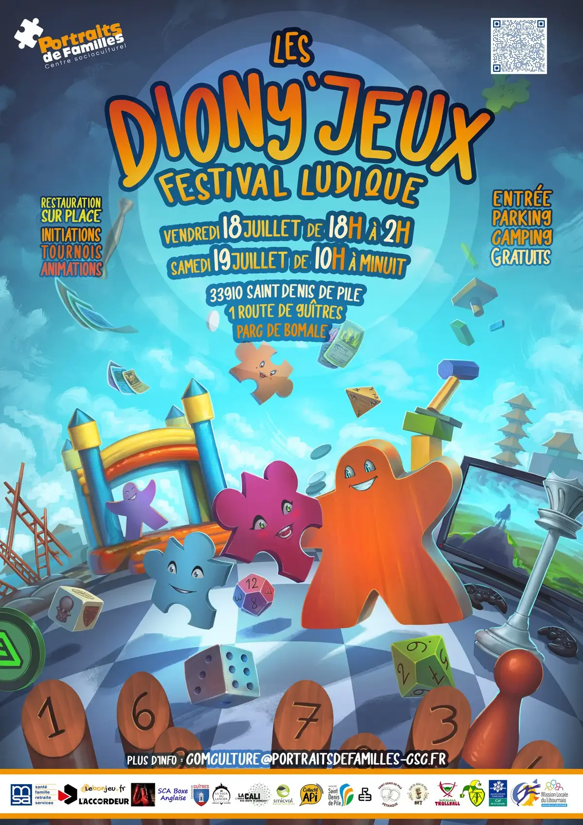 Affiche officielle Les Diony'Jeux 2025 2025