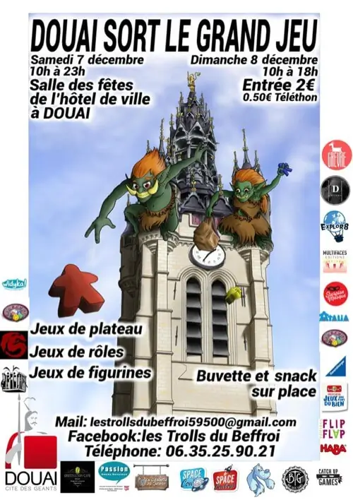 Official poster Douai sort le grand jeu 2019