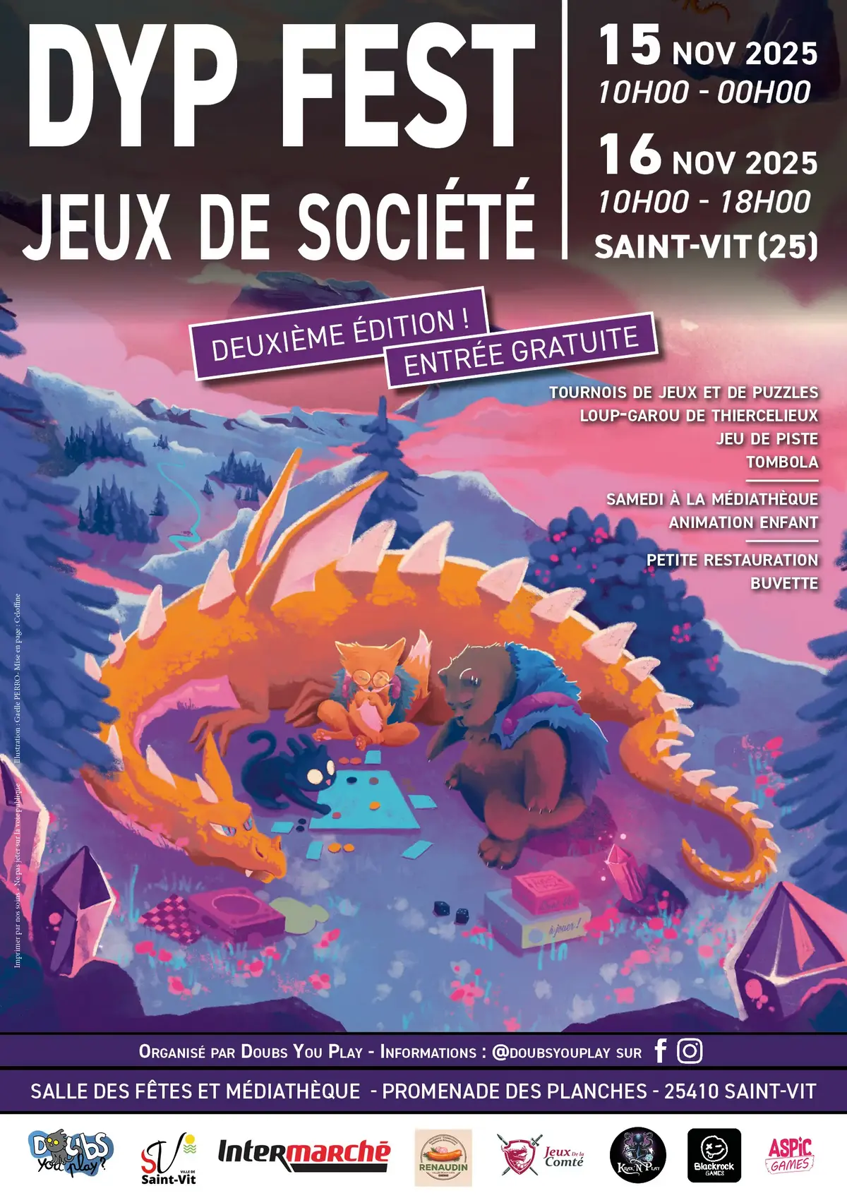 Affiche officielle DYP Fest 2025