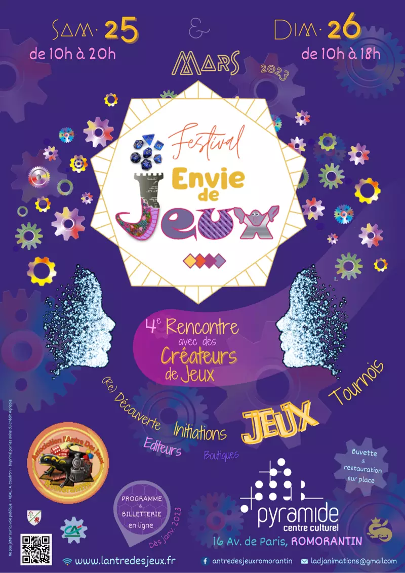Affiche officielle Envie de Jeux 2023