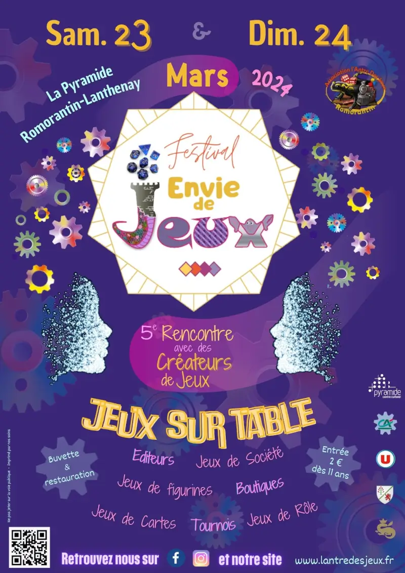 Affiche officielle Envie de Jeux 2024
