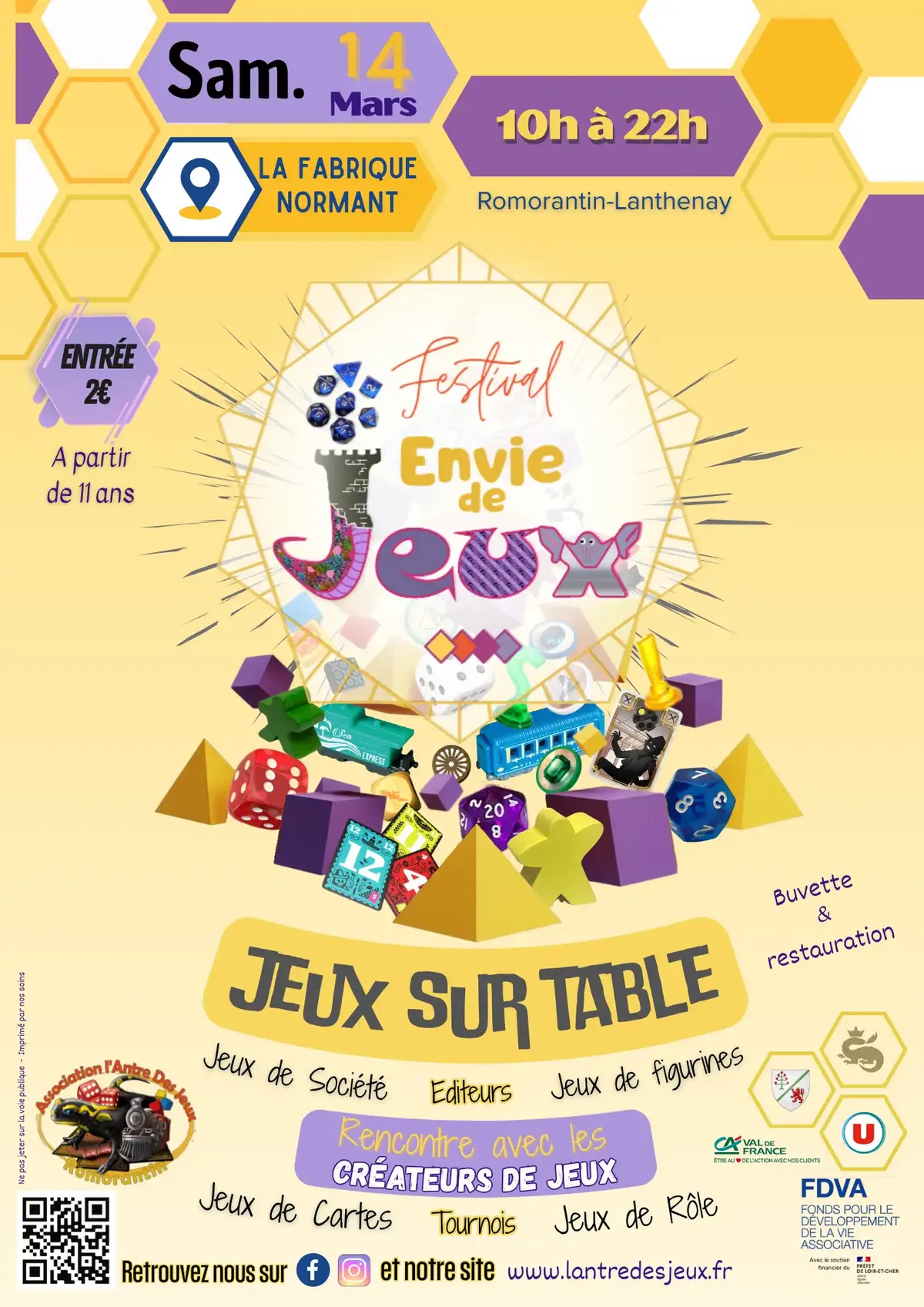 Affiche officielle Envie de Jeux 2026