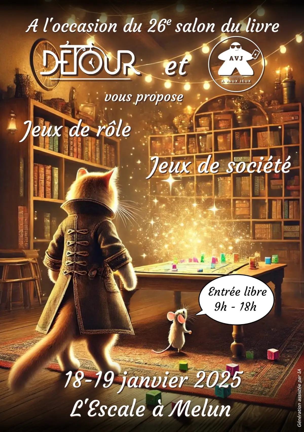 Official poster Escale Ludique 2025