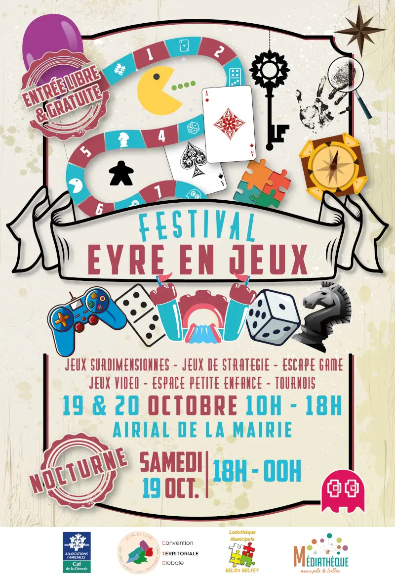 Affiche officielle Eyre en Jeux 2024