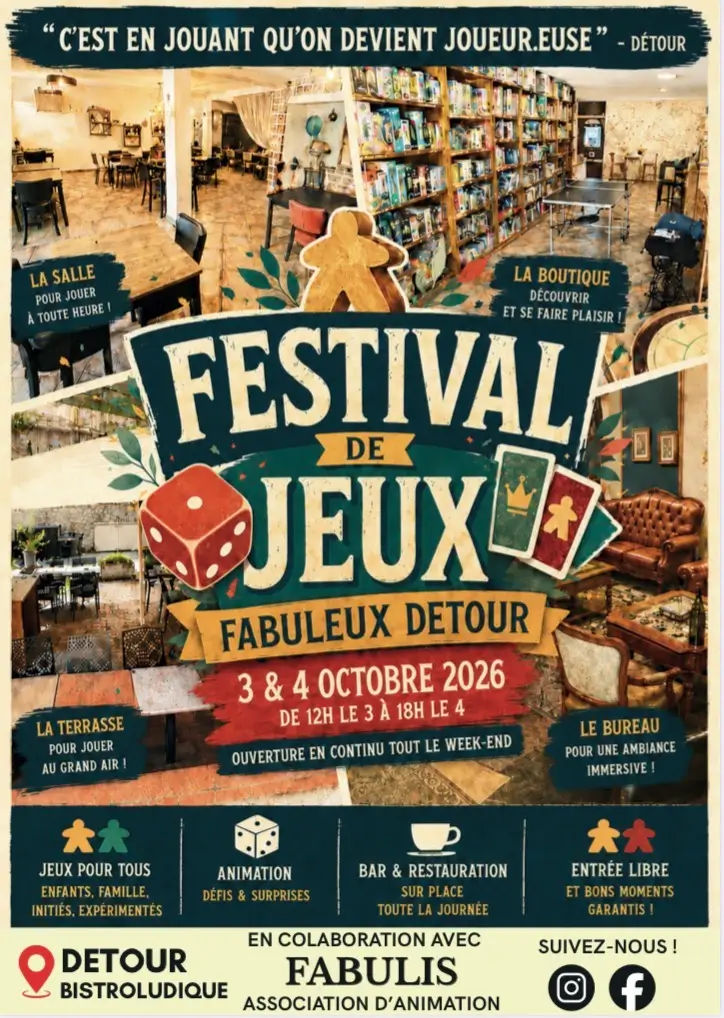 Affiche officielle Fabuleux Détour 2026