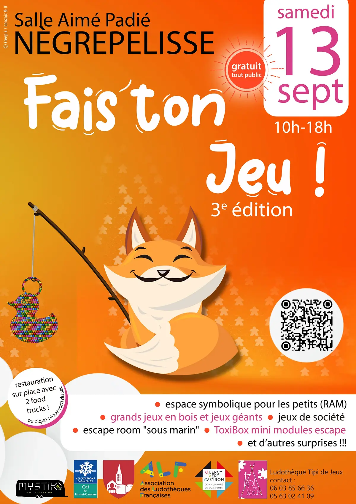Affiche officielle Fais'ton Jeu ! 2025