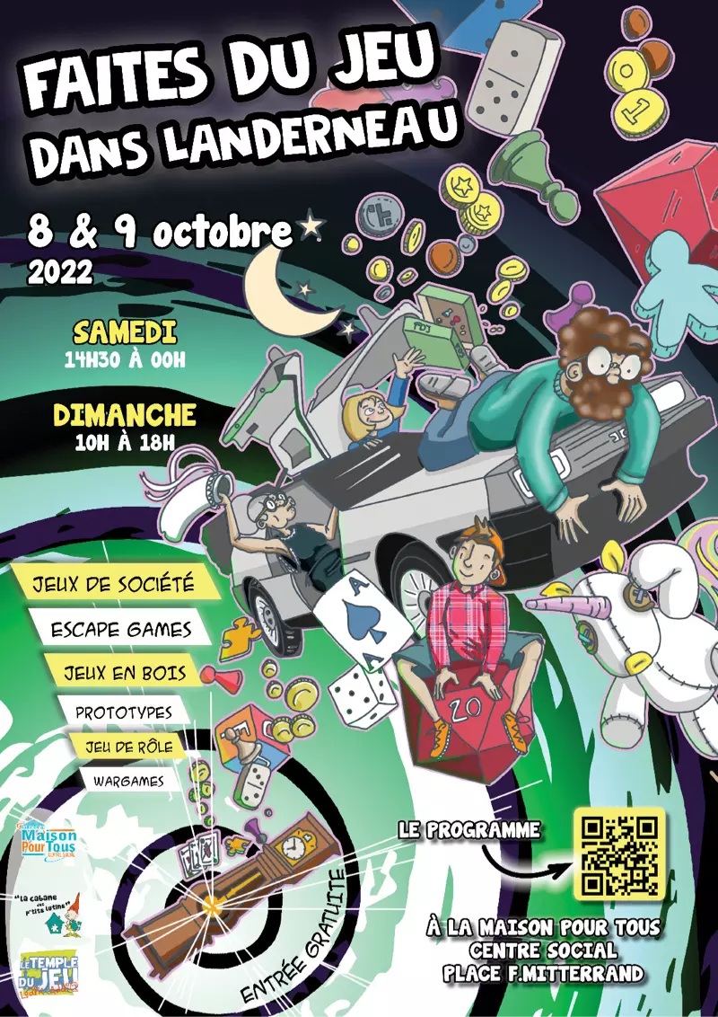 Affiche officielle Faites du jeu dans Landerneau 2022