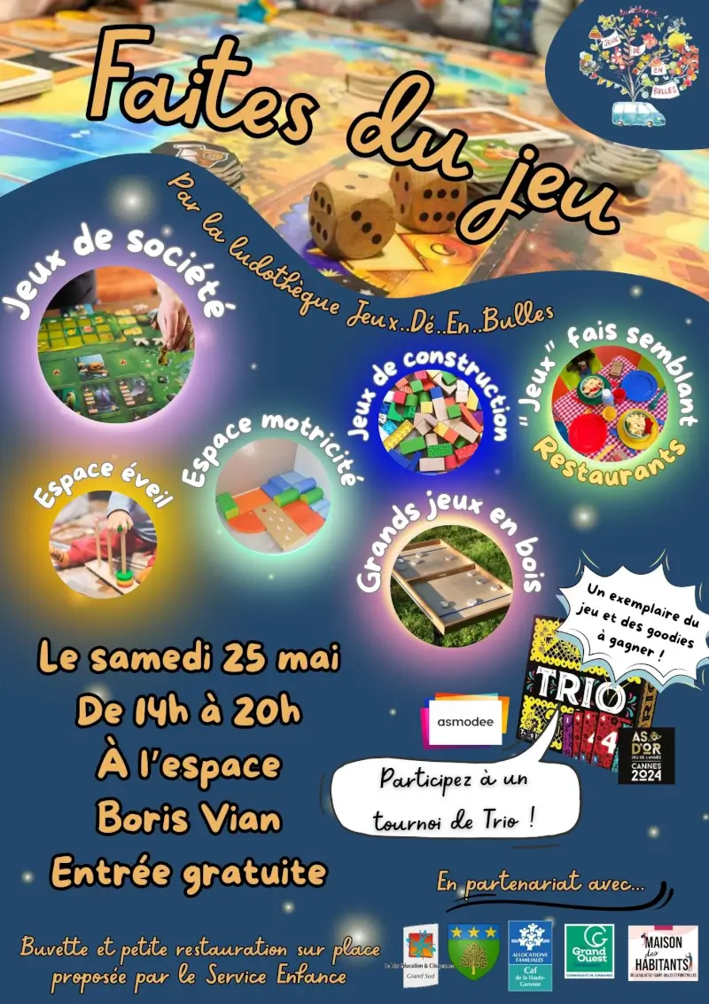 Official poster Faites Du Jeu 2024
