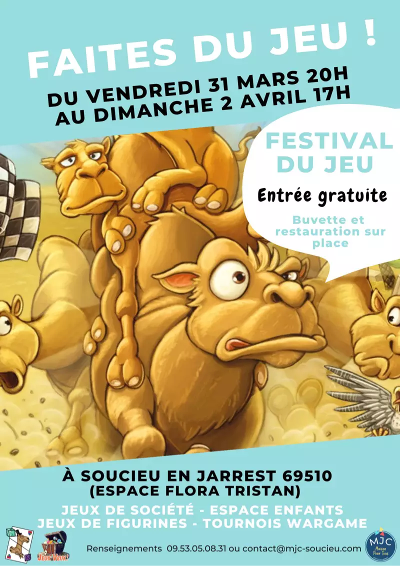 Affiche officielle Faites du Jeu ! 2023