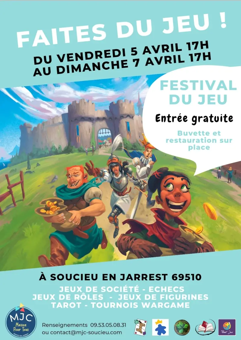 Official poster Faites du Jeu ! 2024