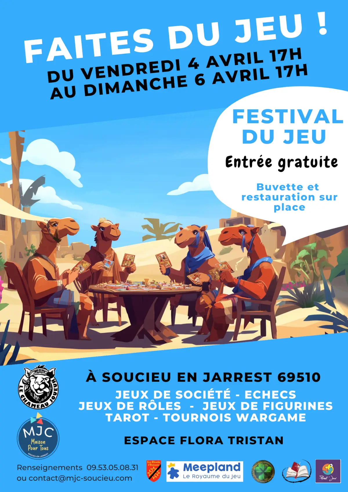 Affiche officielle Faites du Jeu ! 2025