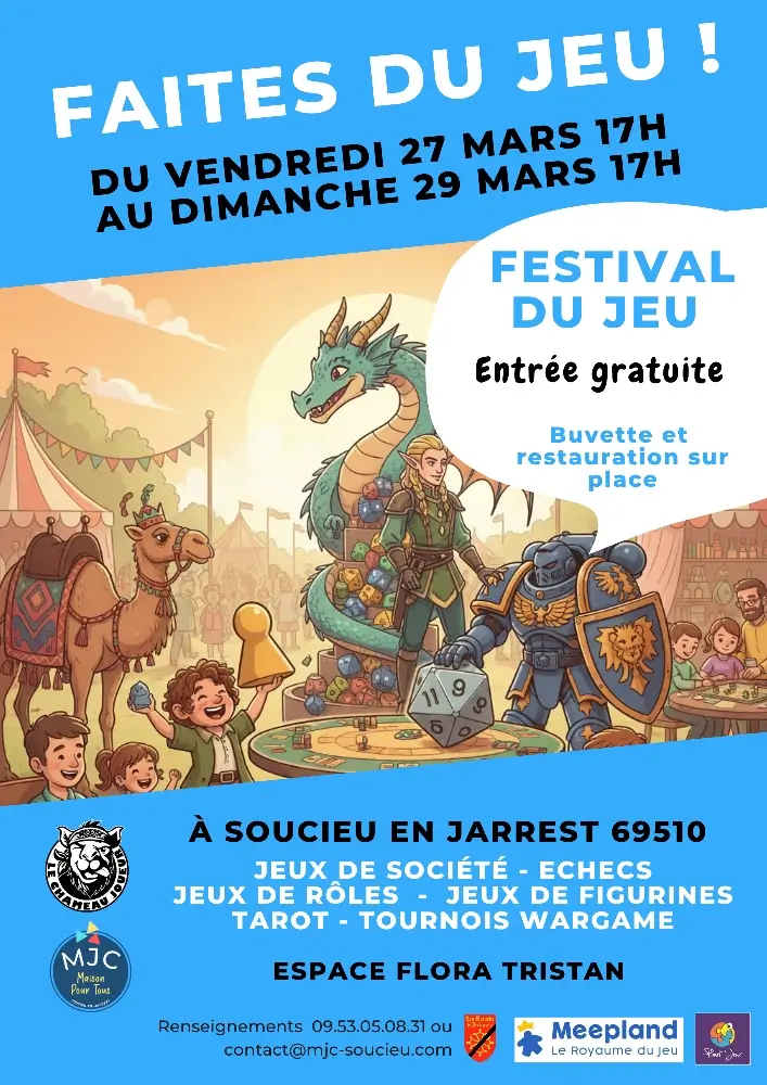 Official poster Faites du Jeu ! 2026