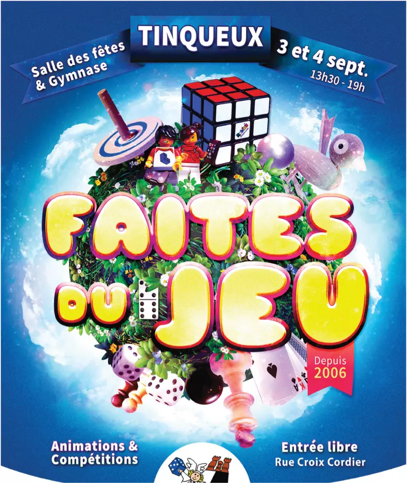 Official poster Festival Faites du Jeu 2023