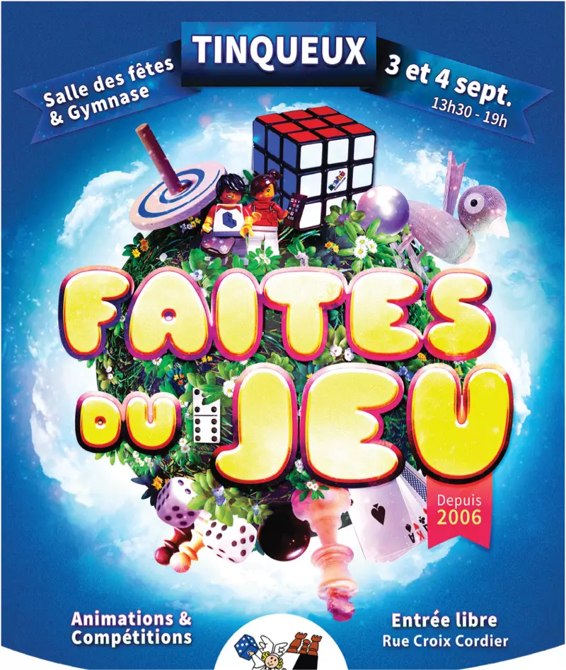 Affiche officielle Festival Faites du Jeu 2023