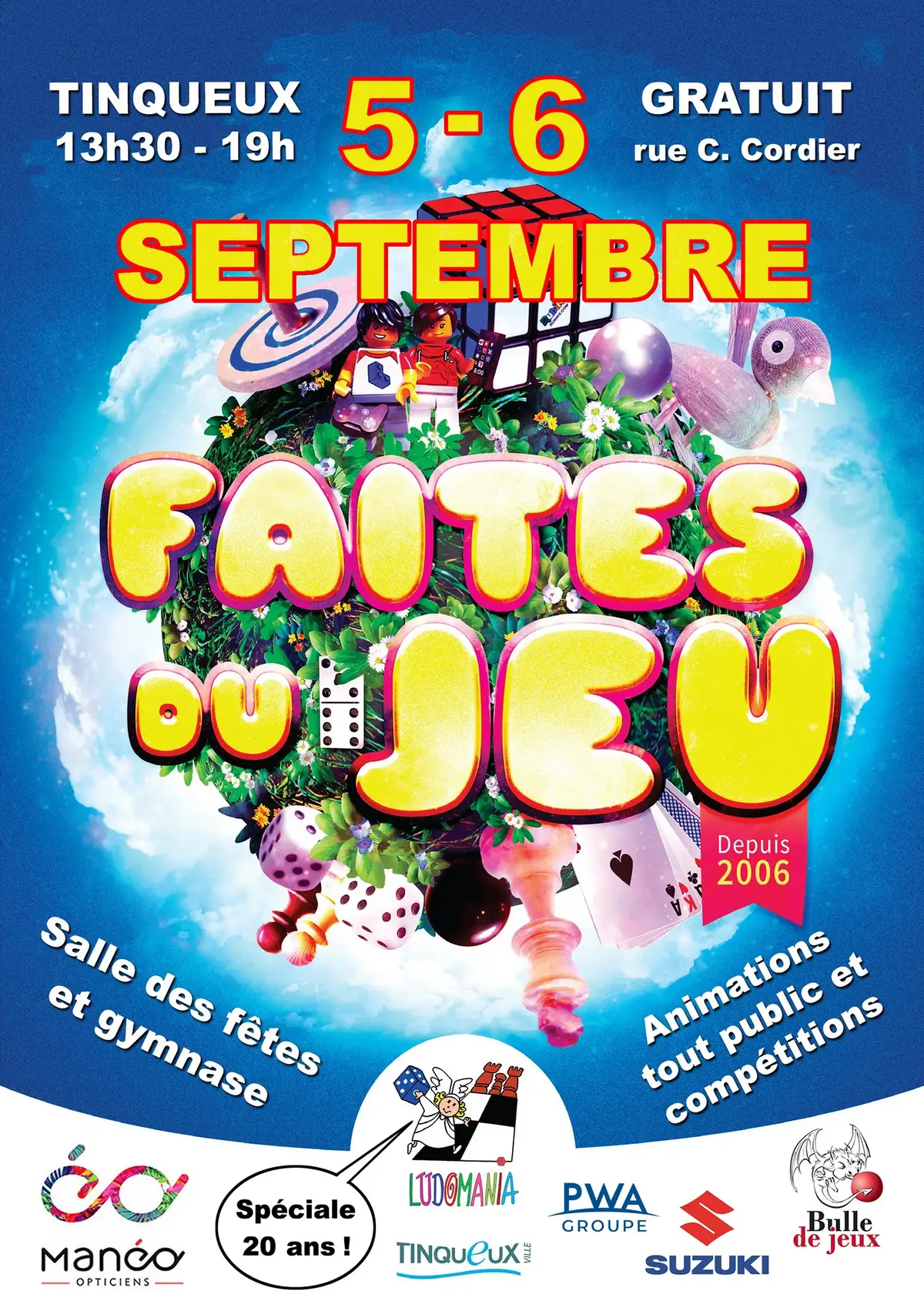 Official poster Festival Faites du Jeu 2026 2026