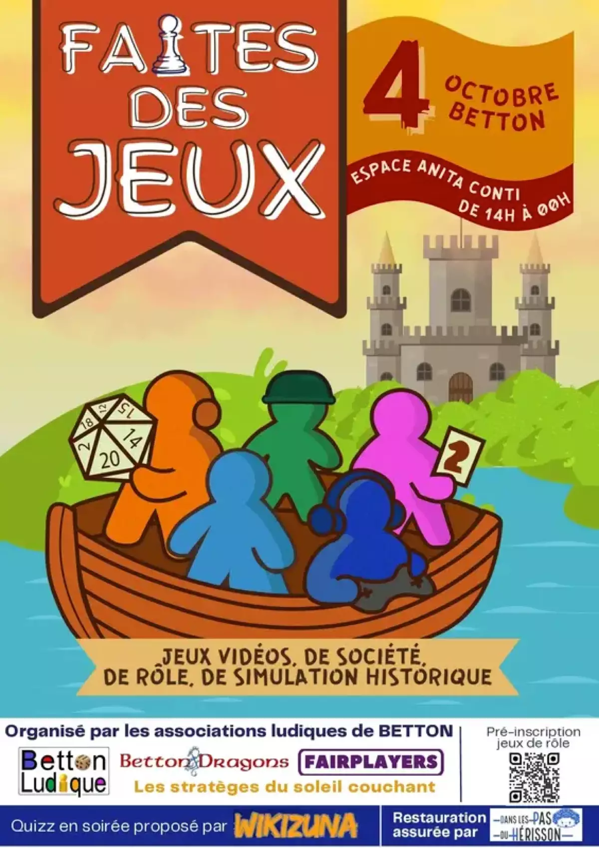 Affiche officielle Faites des jeux 2025