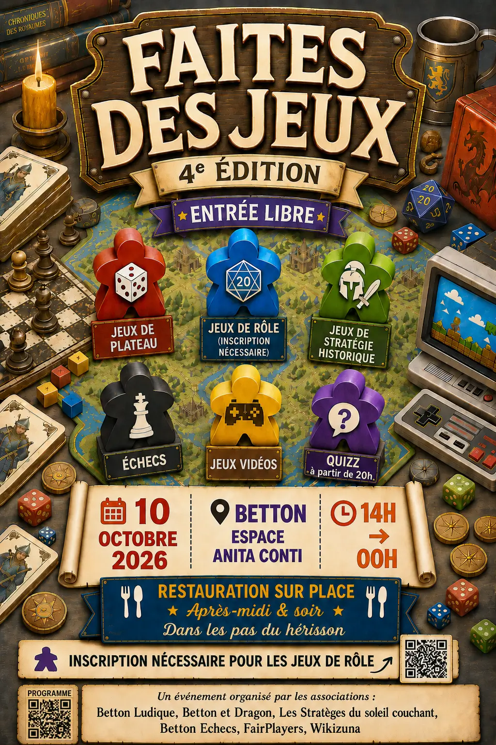 Affiche officielle Faites des jeux 2026