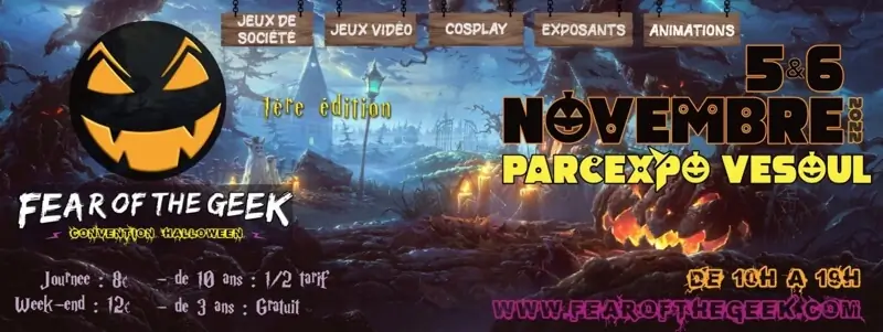 Affiche officielle Fear of the Geek 2022