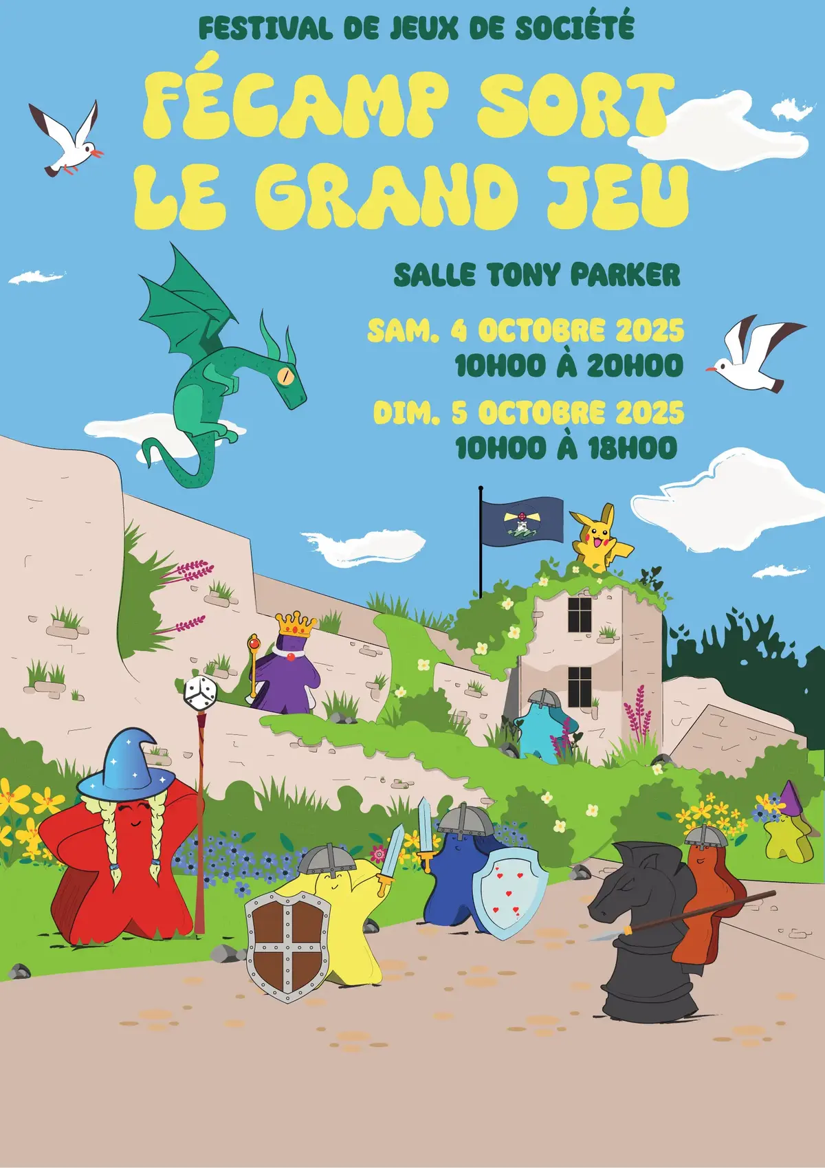 Affiche officielle Fécamp sort le grand jeu 2025