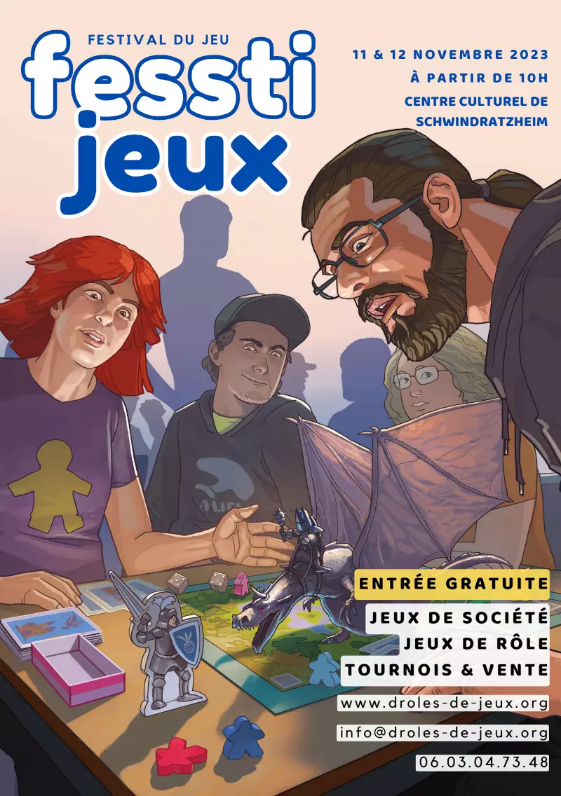 Affiche officielle Fessti Jeux 2023