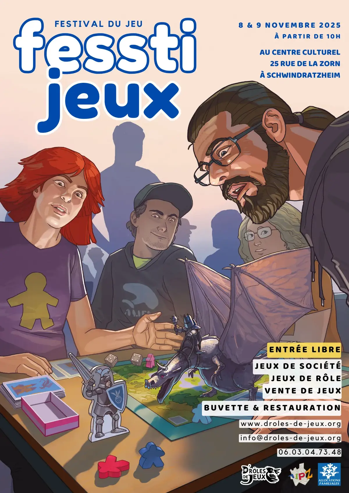 Official poster Fessti Jeux 2025