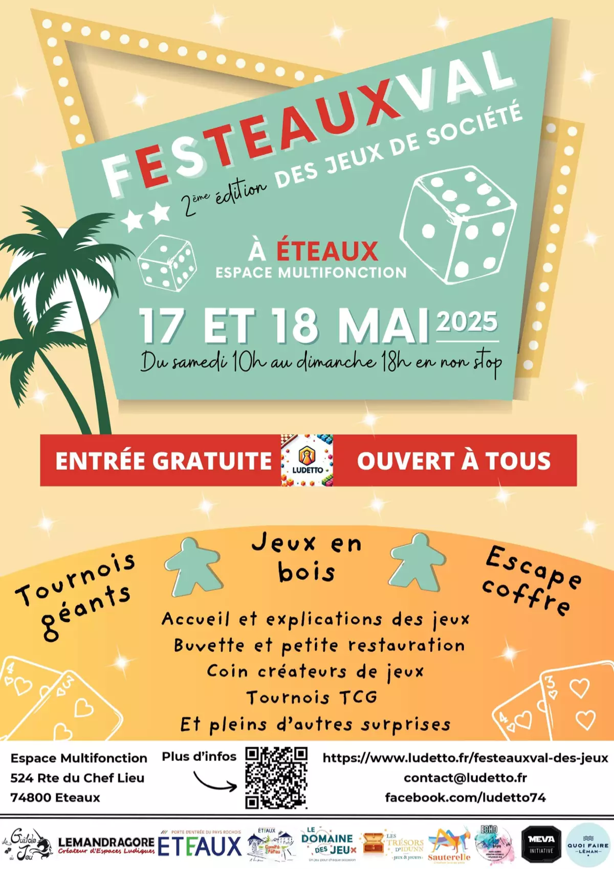 Affiche officielle FesteauxVal des jeux 2025