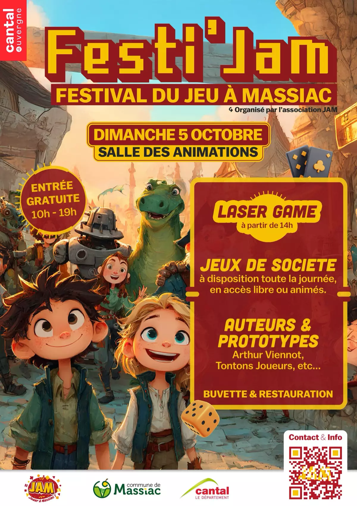 Official poster Festi'JAM 2025