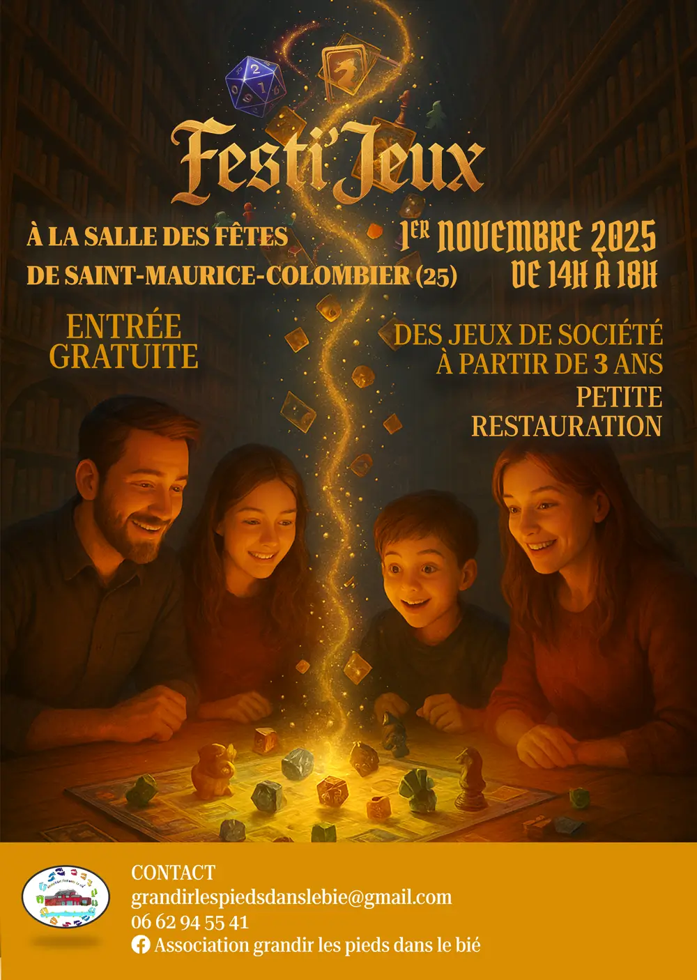 Affiche officielle Festi'Jeux 2025
