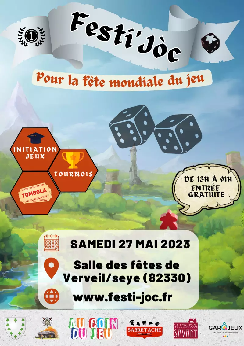 Affiche officielle Festi'Jòc 2023