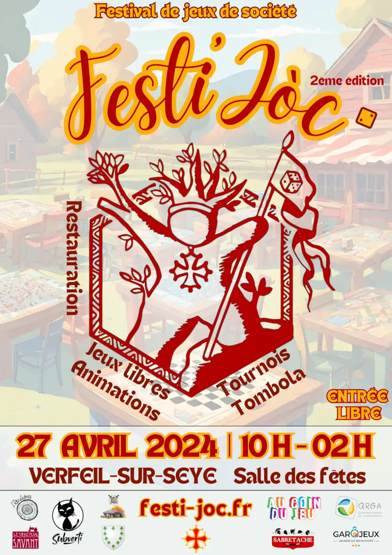 Affiche officielle Festi'Jòc 2024