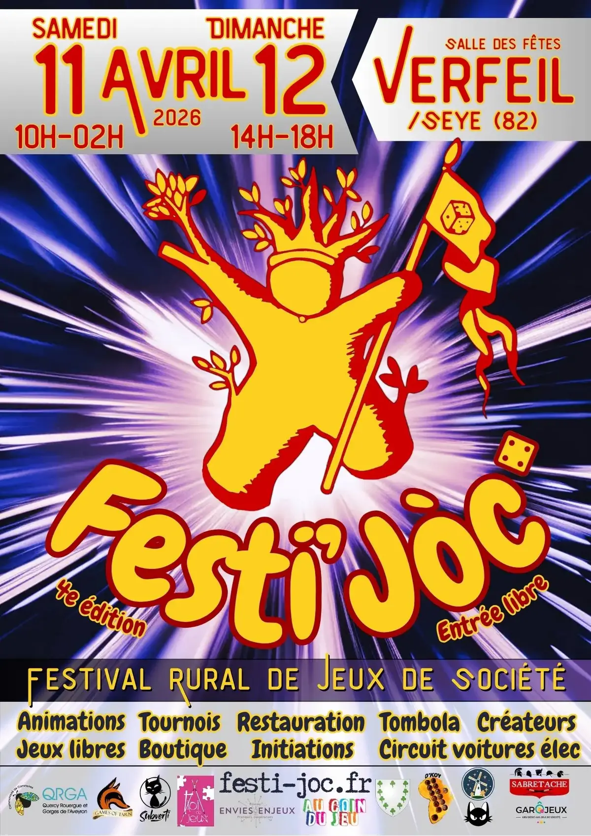 Affiche officielle Festi'Jòc 2026